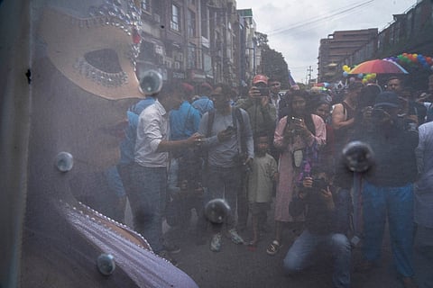 Pride parade in Nepal